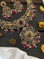 Premium Victorian Diamond Short Neckpiece -VV270
