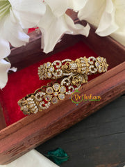 Premium Victorian Diamond Bridal Bangles -Lakshmi -VV245