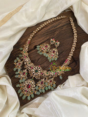 Premium Victorian Diamond Long Neckpiece -VV841