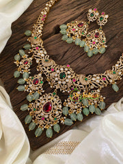 Premium Victorian Diamond Long Neckpiece -VV841