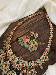 Premium Victorian Diamond Long Neckpiece -VV841