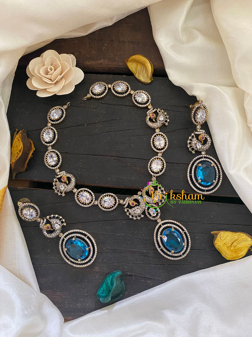 Premium Victorian Diamond Short Neckpiece -VV209