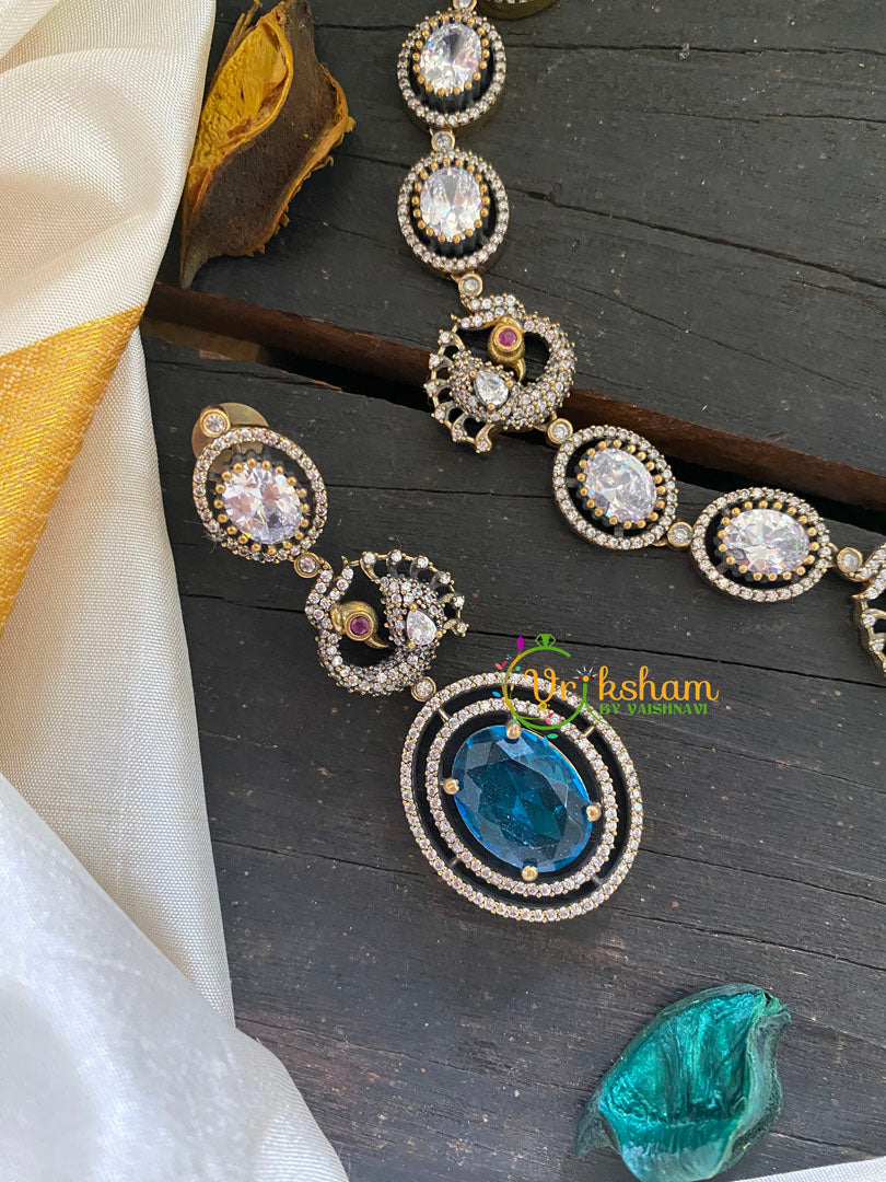 Premium Victorian Diamond Short Neckpiece -VV209