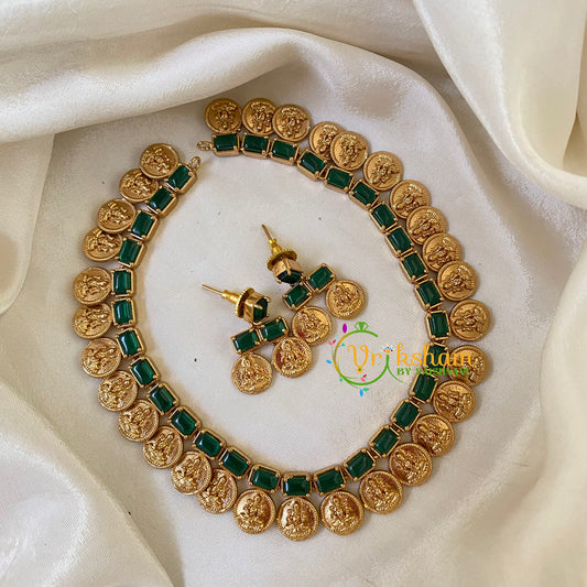 Premium Lakshmi Kaasumala Short Neckpiece-G6431