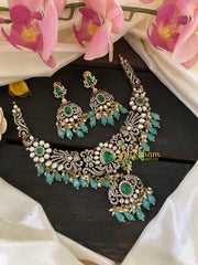 Premium Victorian Diamond Short Neckpiece -VV273
