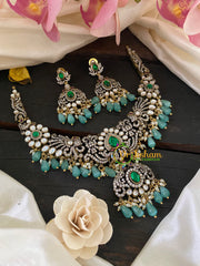 Premium Victorian Diamond Short Neckpiece -VV273