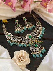 Premium Victorian Diamond Short Neckpiece -VV273