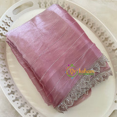 Light Pink Fancy Organza Saree-Jhanvi Kapoor Saree-VS3516