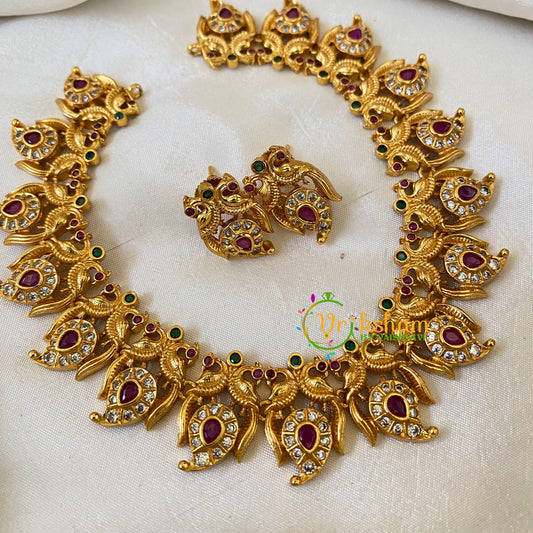 Elegant Maanga Short Neckpiece -G6425