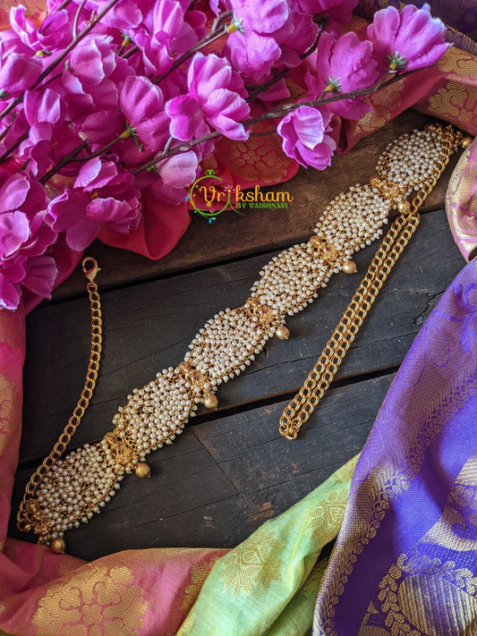 Pearl Lakshmi Hipbelt - Pearl ghungroos - G482