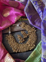 Radha Krishna Choker - Golden-G506