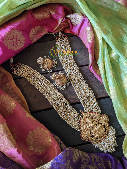 Premium Quality Royal Lakshmi Pendant Neckpiece - G382