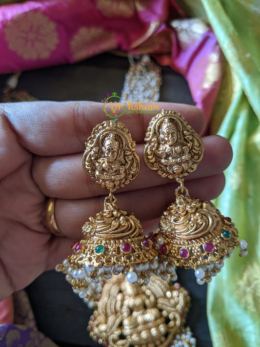 Premium Quality Royal Lakshmi Pendant Neckpiece - G382