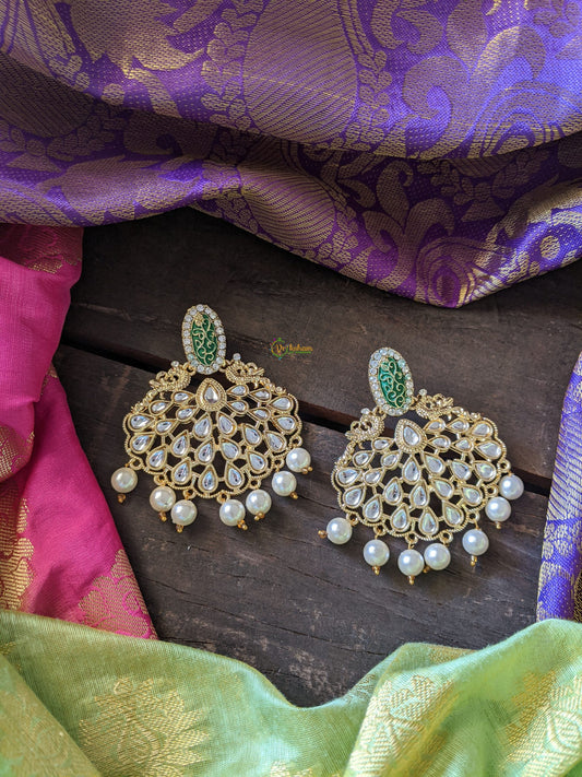 Kundan Stone Dangler -Party Wear Dangler -G1295