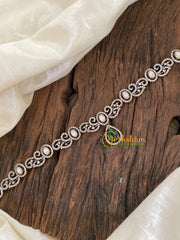 Premium Victorian Diamond Bridal Hipchain -Green -VV892