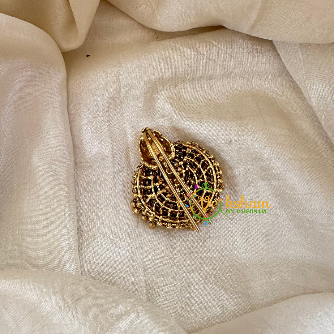 Cluster Ghungroo Gold Look Alike Single Jada Billai -G10631