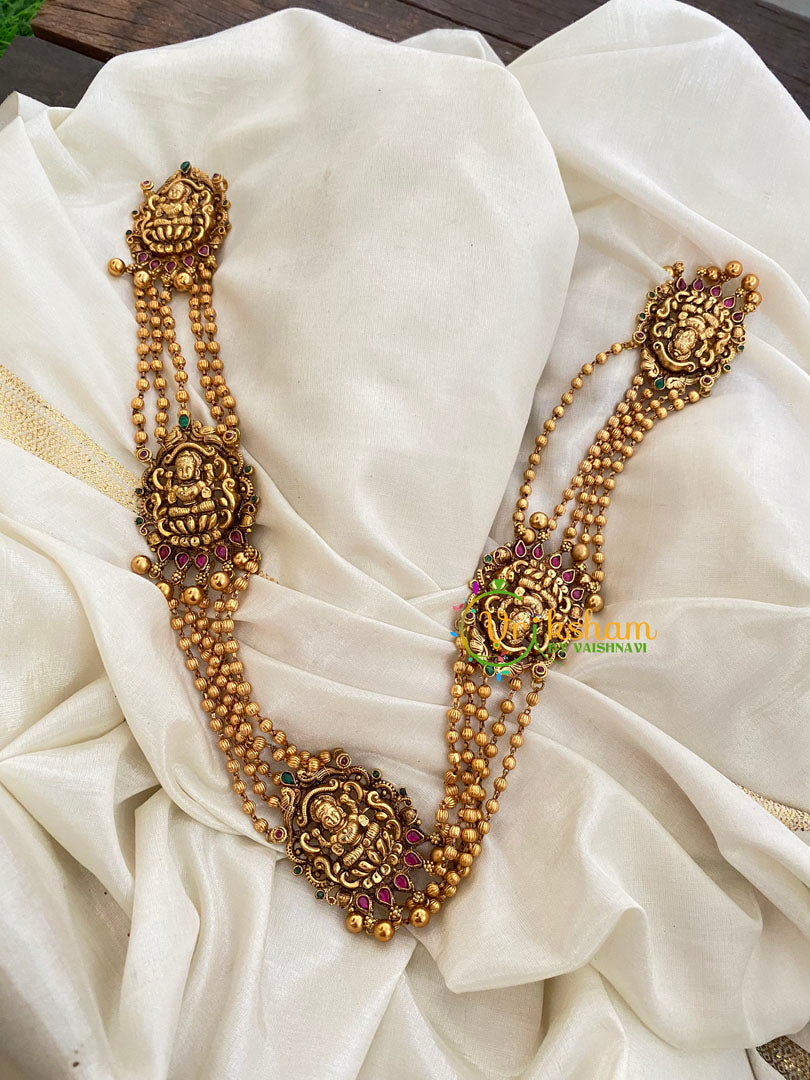 Antique Lakshmi Jada Billai Bridal Hair Accessory-G4045
