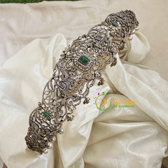 Premium Victorian Diamond Bridal Hipbelt -Green-G10741