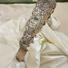 Premium Victorian Diamond Bridal Hipbelt -Green-G10741