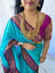 Premium 2 Layer Lakshmi Neckpiece with Mogappu-G6373