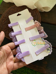 Daily Wear Kids Hair Clip-Assorted- Lavender Pink-H003