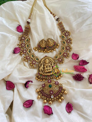 Traditional Lakshmi Pendant Neckpiece-G5362