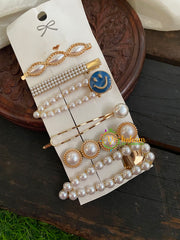 Designer Pearl Hair Clip-H047