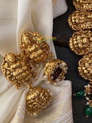 Nakshi Choker -Lakshmi Choker -Nagas Collections-Green Bead -G2623