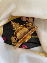 Gold Look Alike Lakshmi Kumkum Box-G6060