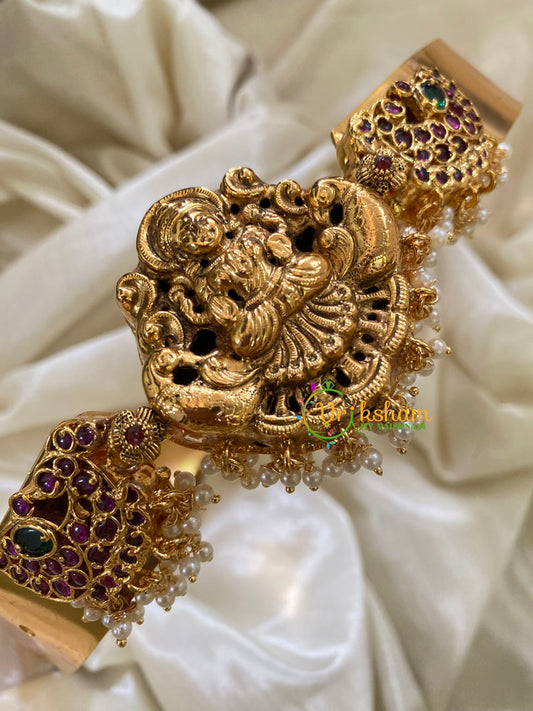 Gold look alike Lakshmi hip belt -G7651