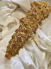 Gold look alike Lakshmi hip belt -G7652