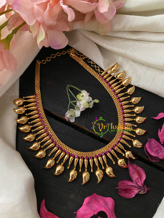 Traditional Mullai Mottu Maanga Neckpiece-G4188