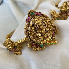 Traditional Lakshmi Kada Vangi-Temple Armlet-Gold Bead-G6546