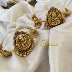 Traditional Lakshmi Vangi-Temple Armlet -Gold Bead and Pearl-G6548