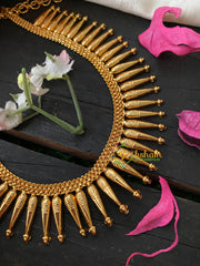 Gold Look Alike Traditional Kerala Mullai Neckpiece-G4251