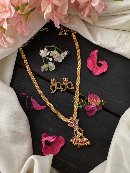 Traditional Kerala Lakshmi Pendant Neckpiece-G4254