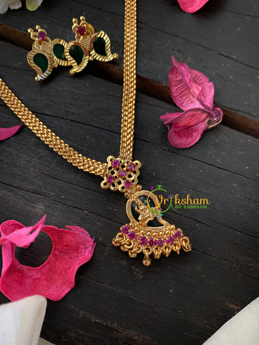 Traditional Kerala Lakshmi Pendant Neckpiece-G4254