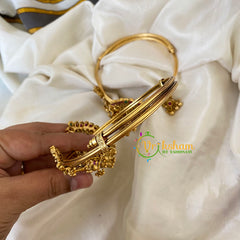 Traditional Lakshmi Vangi-Temple Armlet-Gold Bead -G6535