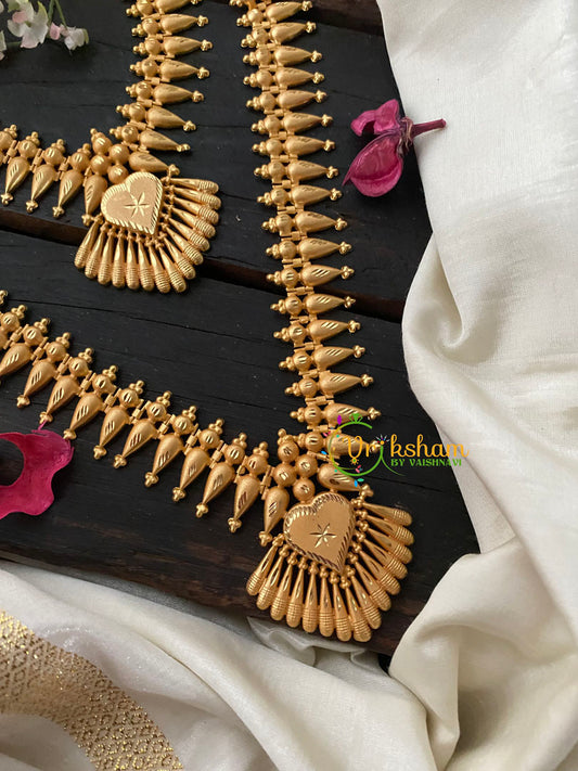 Traditional Kerala Bridal Neckpiece Set-Heart-G4298