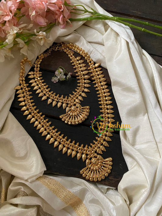 Traditional Kerala Bridal Neckpiece Set 3-G4300