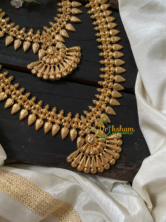 Traditional Kerala Bridal Neckpiece Set 3-G4300