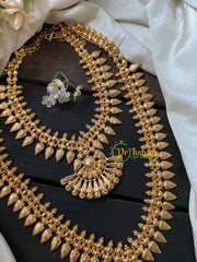 Traditional Kerala Bridal Neckpiece Set 3-G4300