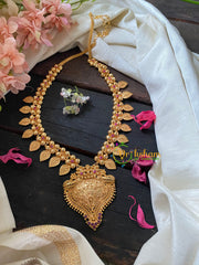 Traditional Kerala Bridal Short Neckpiece-AD Stone-G4283