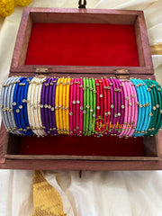 Return Gift Package -Silk Thread Bangles Set 12 -NV023