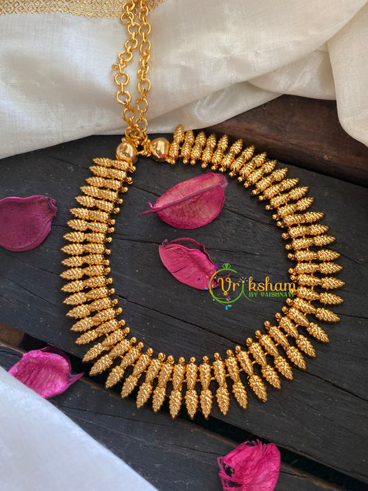 Gold Look Alike Spear Choker neckpiece-G3185