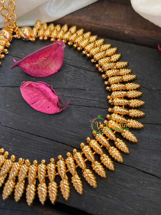 Gold Look Alike Spear Choker neckpiece-G3185