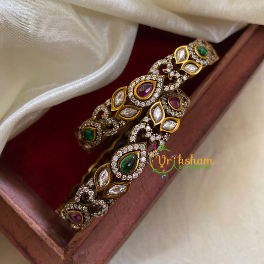 Victorian Diamond Bangles-VV1159