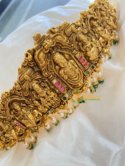 Shri Vishnu Temple Bridal Hip Chain-G5448