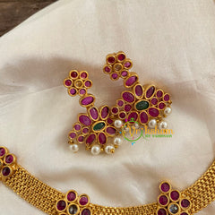 Traditional Addigai Short Neckpiece -G7814