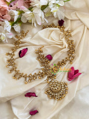 White Stone Bridal Maang Tikka-2 sided-G5426